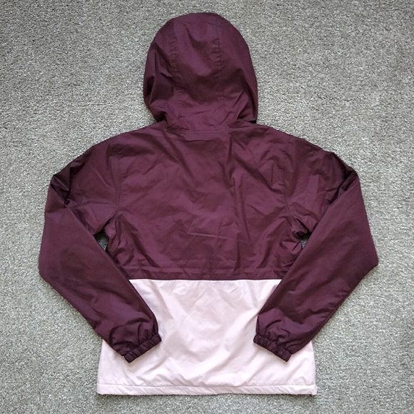 NWT XS Columbia Center Ridge Lined Windbreaker Hooded Rain Jacket Colorblock NEW - Picture 12 of 12